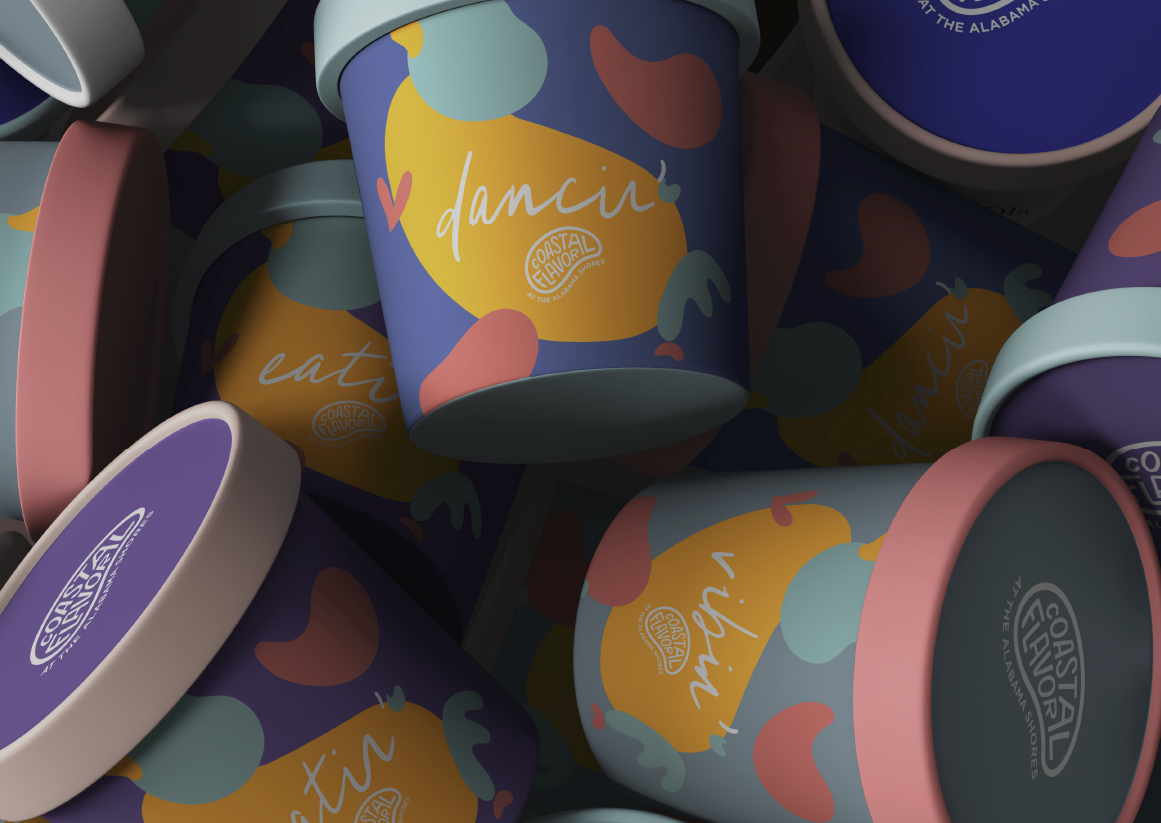 CoastAL Flavor branded ice cream