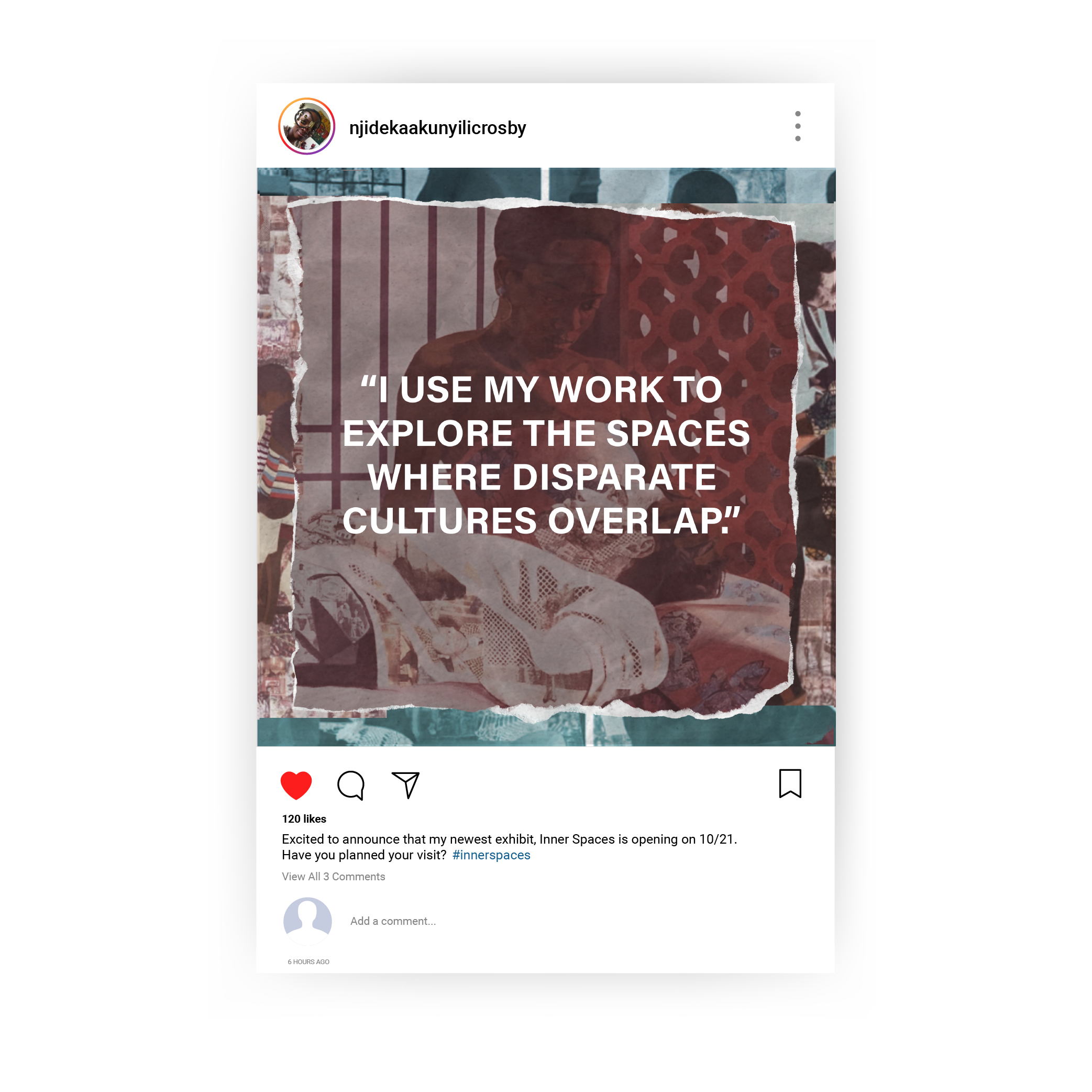 Inner Spaces Instagram post, version 1